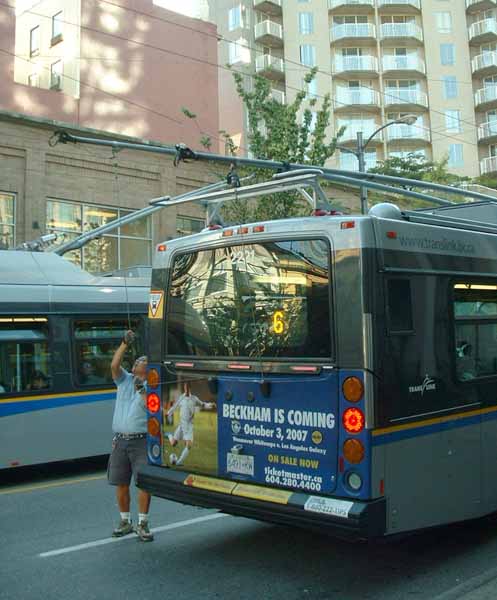 Coast Mountain Bus New Flyer E40LFR trolley 2221